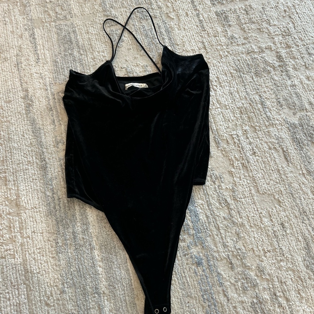 Black Velvet Bodysuit